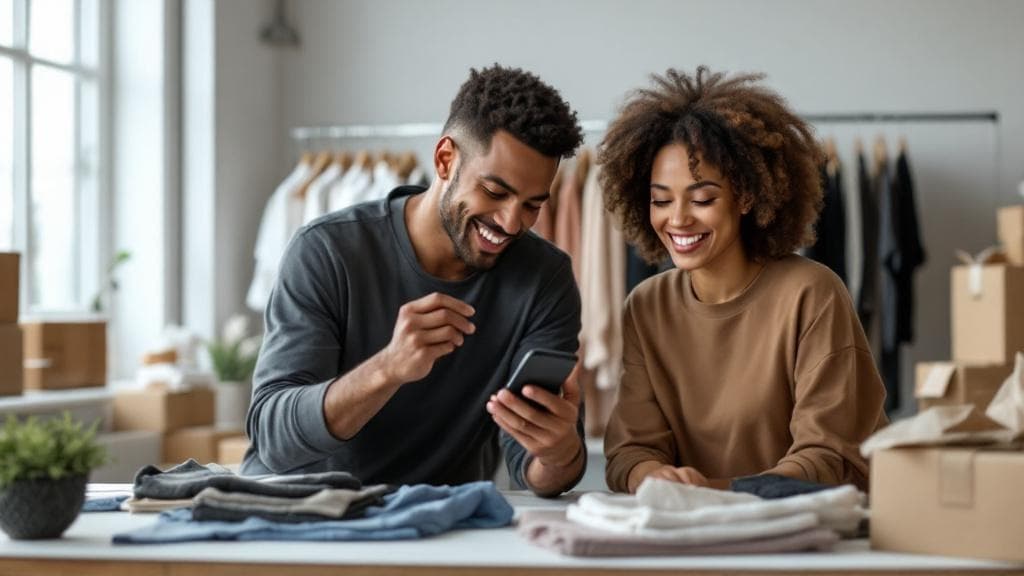 DropPulse Commerce mobile app interface showcasing product drops